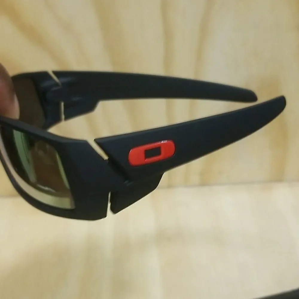 Oakley Matco Gascan  Black w/ Fire Iridium Lenses 24-405